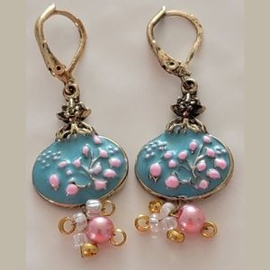 Pink Blossom Earrings
